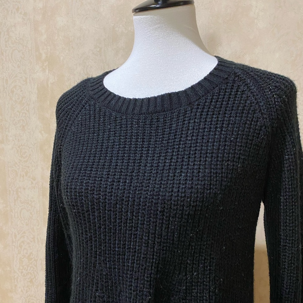 Black Basic Sweater - image 8